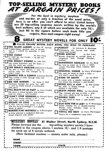 Top-Selling Mystery Books (1961?-1962?)