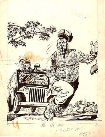 Monty Hall of the U.S. Marines #10 [Original cover art] (1953)