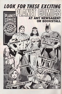 Look for These Exciting Planet Comics [Second logo] 1977–1978