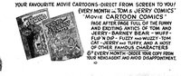 Your favourite movie cartoons [Movie Cartoon Comics; Tom and Jerry Comics]