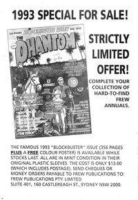 1993 Special for Sale! [The Phantom #1032]