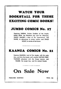 Watch Your Bookstall [Jumbo Comics No. 27]