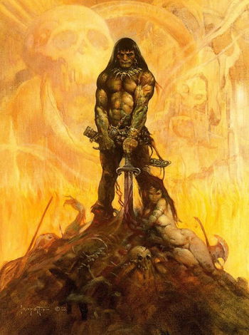 Conan the Adventurer (Lancer Books, 1966) by Frazetta (1966?)