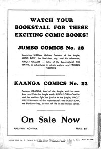 Watch Your Bookstall [Jumbo Comics No. 28]