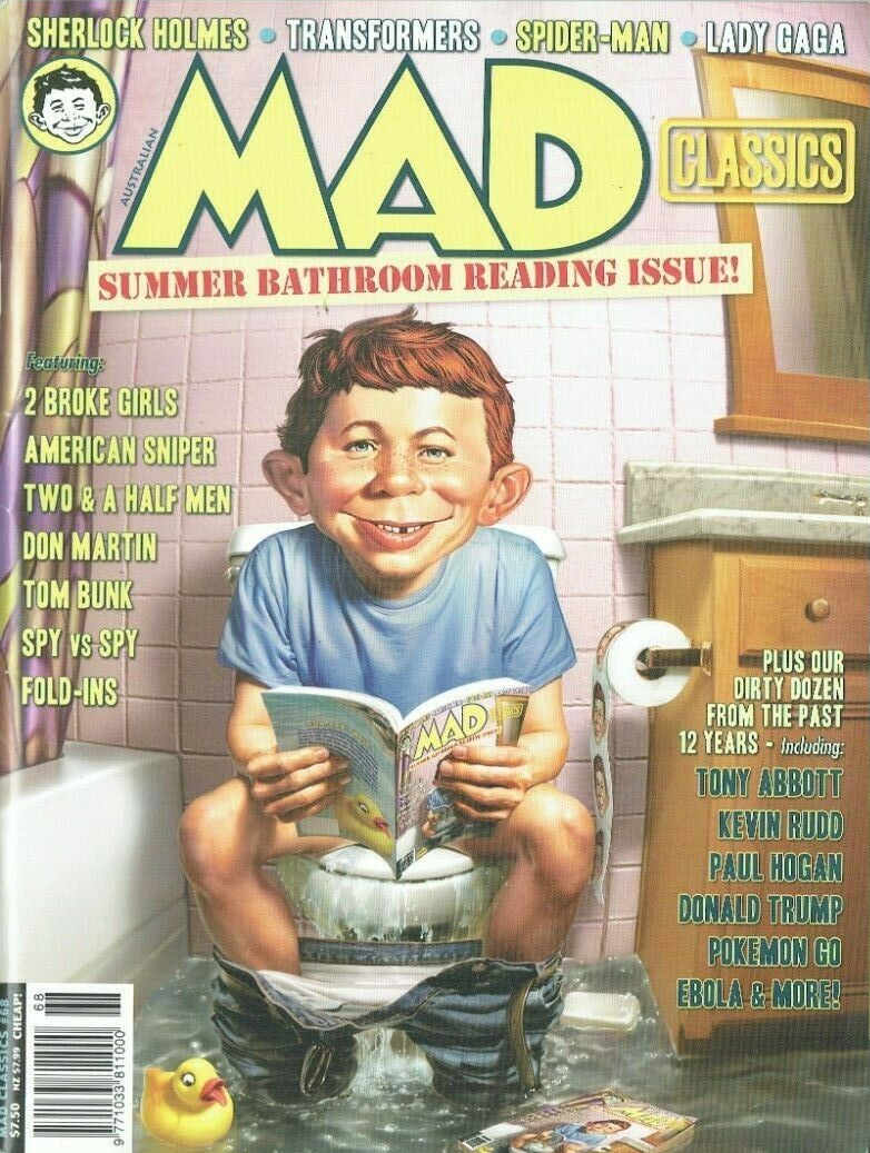 Australian Mad Classics (nextmedia, 2008 series) #68 — Summer Bathroom Reading Issue ([November 2018?])