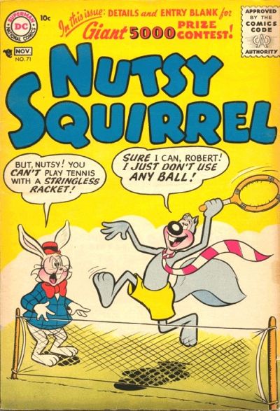 Nutsy Squirrel (DC, 1954? series) #71 (October-November 1956)