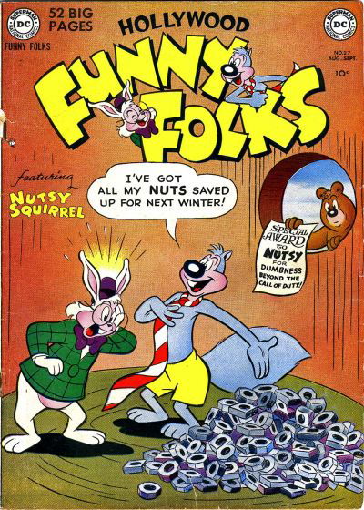 Hollywood Funny Folks (DC, 1950 series) #27 (August-September 1950)