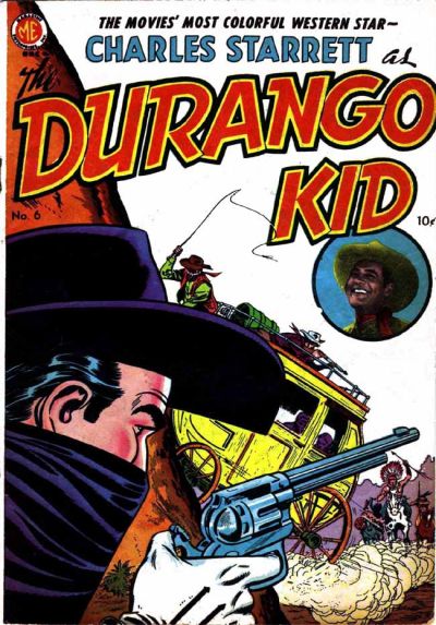 Charles Starrett as the Durango Kid (Magazine Enterprises, 1949 series) #6 (August-September 1950)