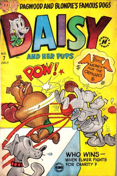 Daisy and her Pups (Harvey, 1951 series) #27 (7) (July 1952)