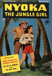 Nyoka the Jungle Girl (Fawcett, 1945 series)  #41 (March 1950) — No title recorded