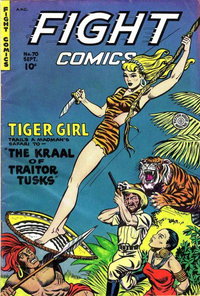 Fight Comics (Fiction House, 1940 series)  #70 (September 1950) — The Kraal of Traitor Tusks