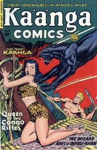 Kaänga Comics (Fiction House, 1949 series)  #4 (Winter 1950) — Queen of the Congo Rifles