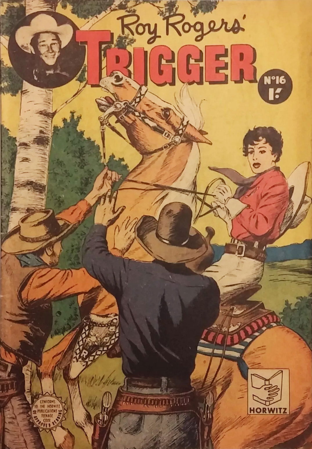 Roy Rogers' Trigger (Horwitz, 1955 series) #16 ([February 1956?])