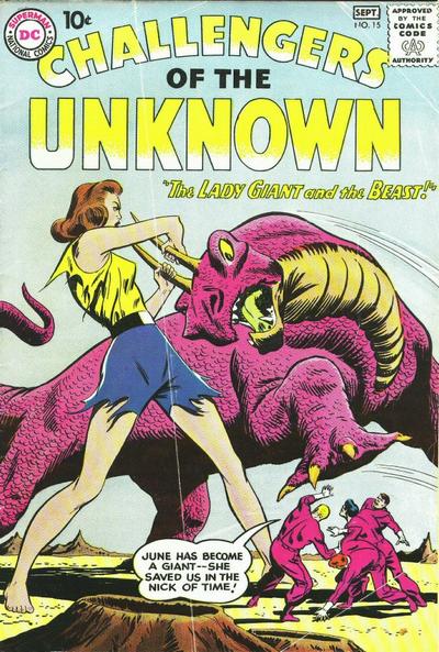 Challengers of the Unknown (DC, 1958 series) #15 (August 1960)