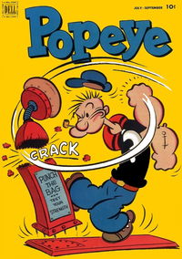 Popeye (Dell, 1948 series) #21 July-September 1952