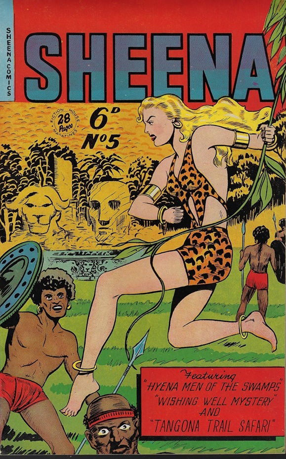 Sheena Queen of the Jungle (HJ Edwards, 1950 series) #5 ([February 1951?])