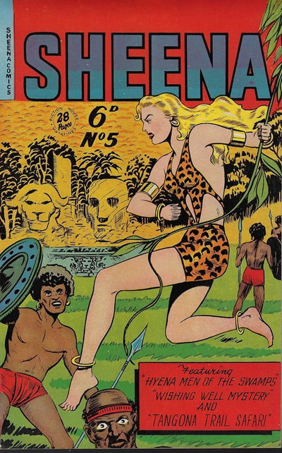 Sheena Queen of the Jungle (HJ Edwards, 1950 series) #5