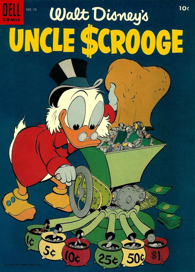 Walt Disney's Uncle Scrooge (Dell, 1953 series) #10 (June-August 1955)