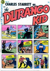 Charles Starrett as the Durango Kid (Magazine Enterprises, 1949 series) #27 January-February 1954