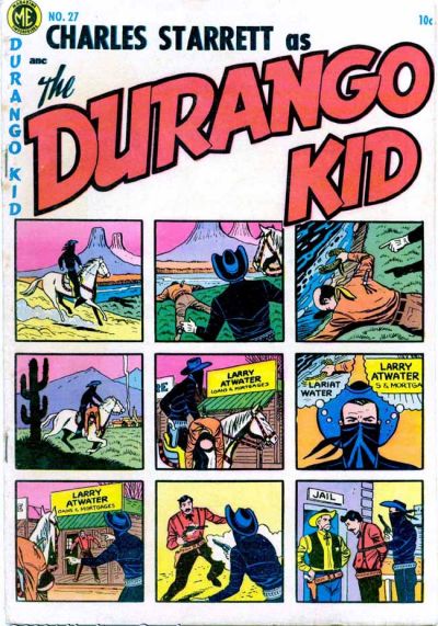 Charles Starrett as the Durango Kid (Magazine Enterprises, 1949 series) #27 (January-February 1954)