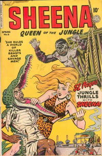 Sheena, Queen of the Jungle (Fiction House, 1942 series) #6 (Spring 1950)