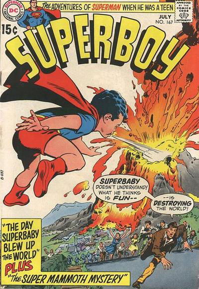 Superboy (DC, 1949 series) #167 July 1970