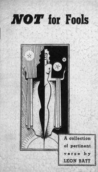 Not for Fools: A Collection of Pertinent Verse (Pertinent, 1941 series) [nn] (1941)