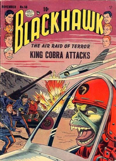 Blackhawk (Quality, 1944 series) #58 (November 1952)