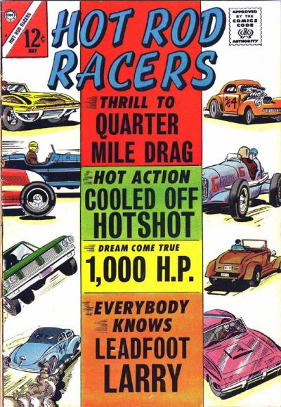 Hot Rod Racers (Charlton, 1964 series)  #8 (April-May 1966)