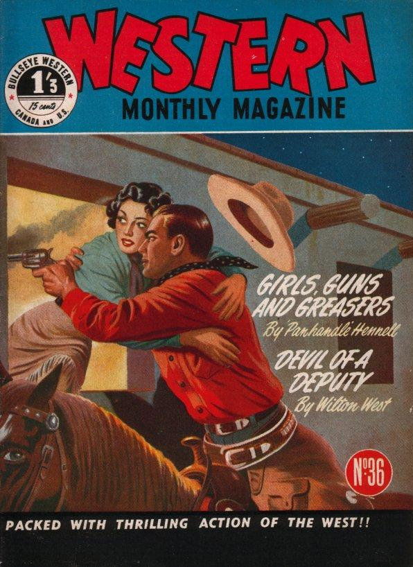 Bullseye Western Monthly Magazine (AGP, 1949 series) #36 ([August 1952?])