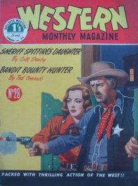 Bullseye Western Monthly Magazine (AGP, 1949 series)  #28 ([December 1951?])