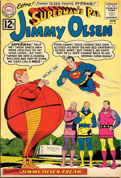 Superman's Pal, Jimmy Olsen (DC, 1954 series) #59 March 1962