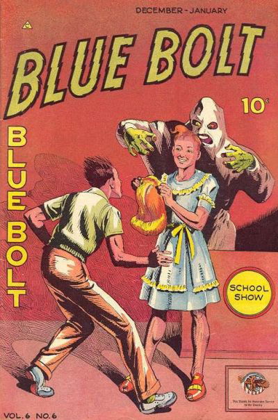 Blue Bolt (Novelty Press, 1940 series) v6#6 January 1946