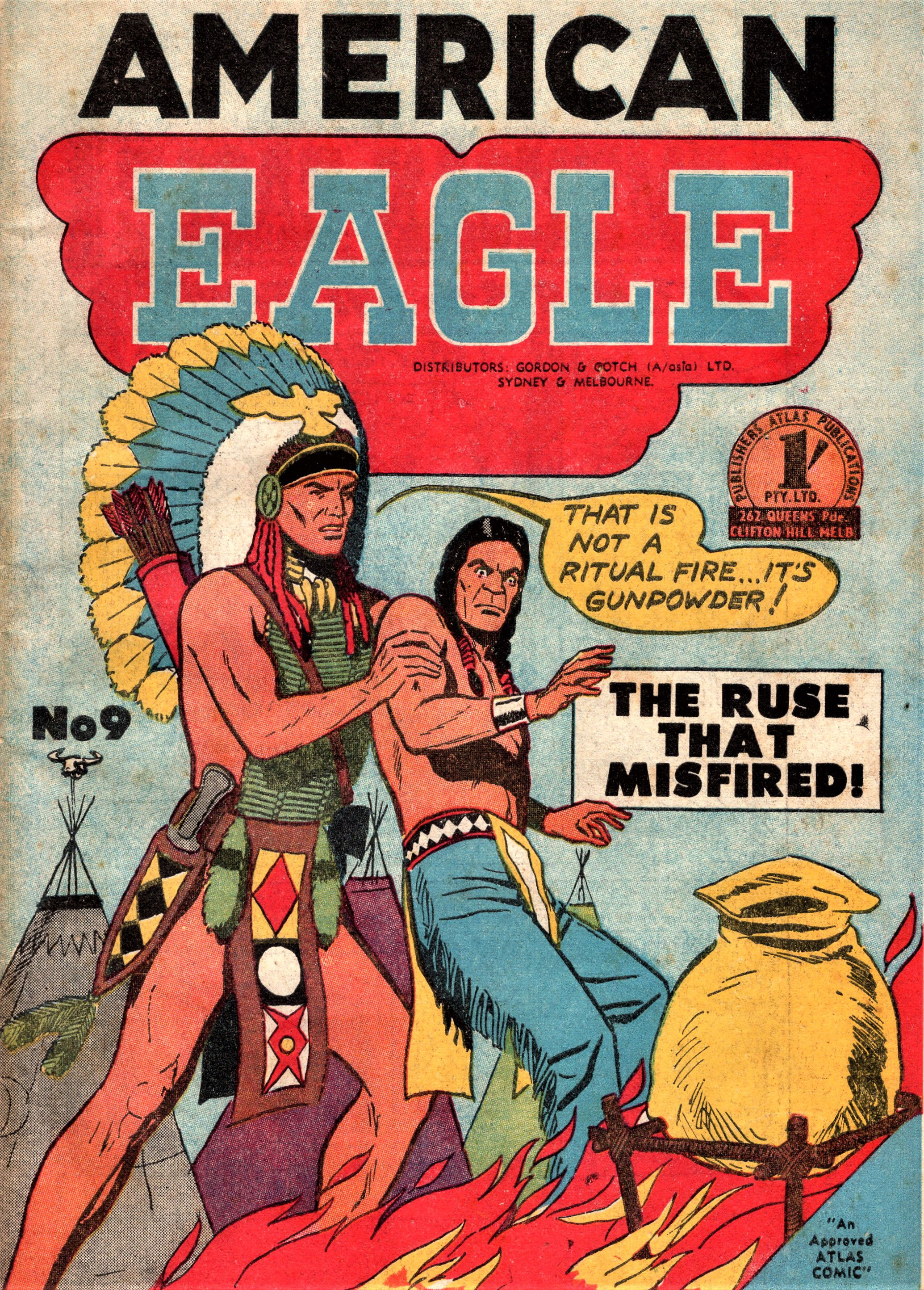 American Eagle (Atlas, 1955? series) #9 (July 1956)