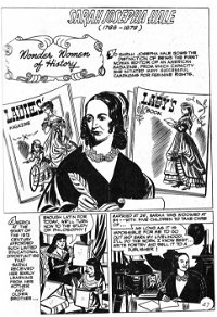 Giant Lois Lane Album (Colour Comics, 1964 series) #11 — Sarah Josepha Hale (1788-1879) (page 1)