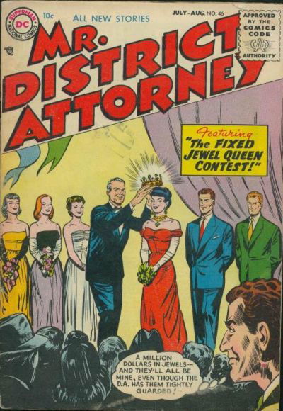 Mr. District Attorney (DC, 1948 series) #46 July-August 1955