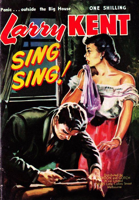 Larry Kent Detective (Cleveland, 1954 series) #12 — Sing Sing! ([April 1955?])