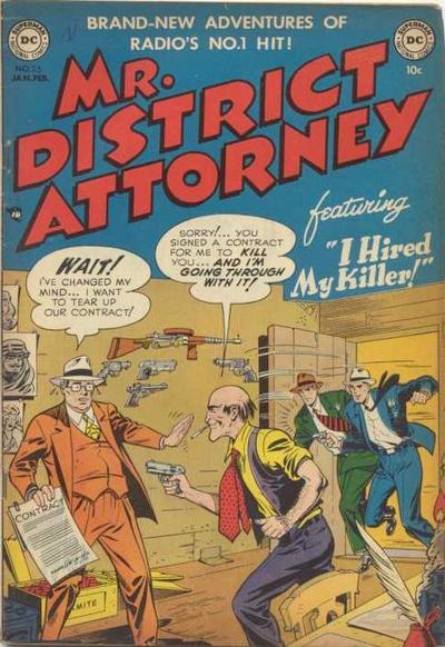 Mr. District Attorney (DC, 1948 series) #25 (January-February 1952)