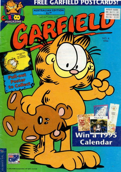 Garfield Cartoon Magazine (Egmont, 1994 series) November 1994