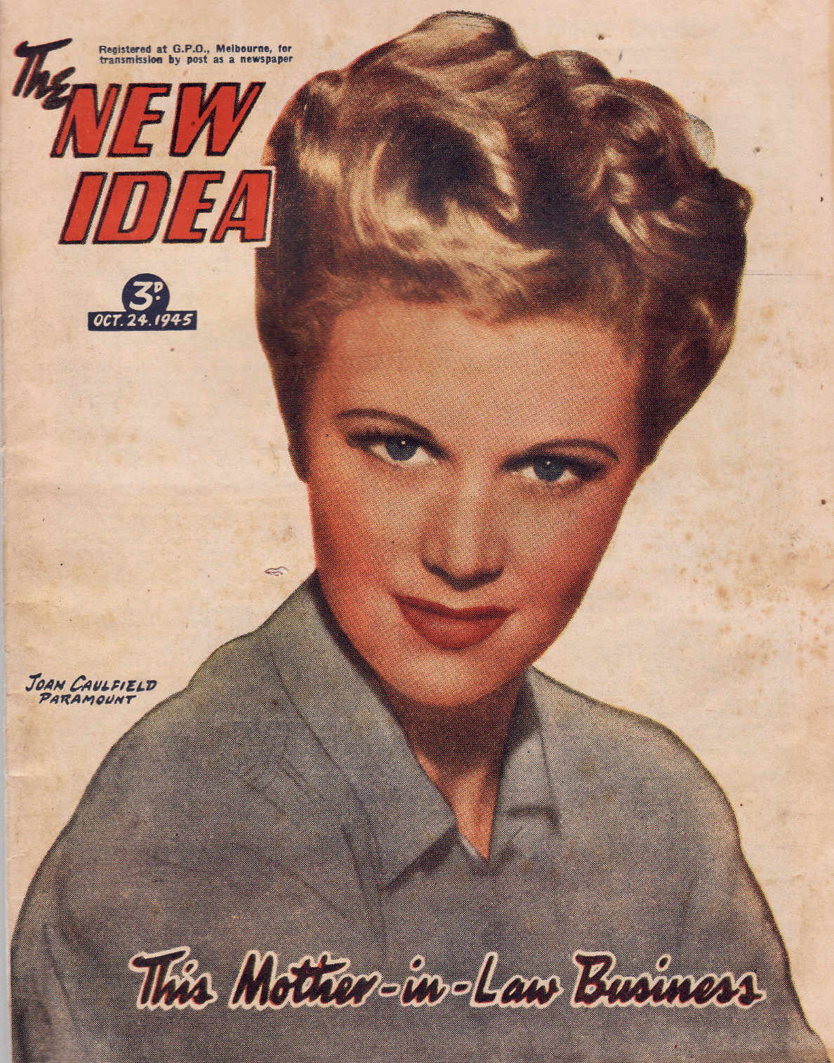 The New Idea (Fitchett, 1928 series) 24 October 1945 ([24 October 1945?])
