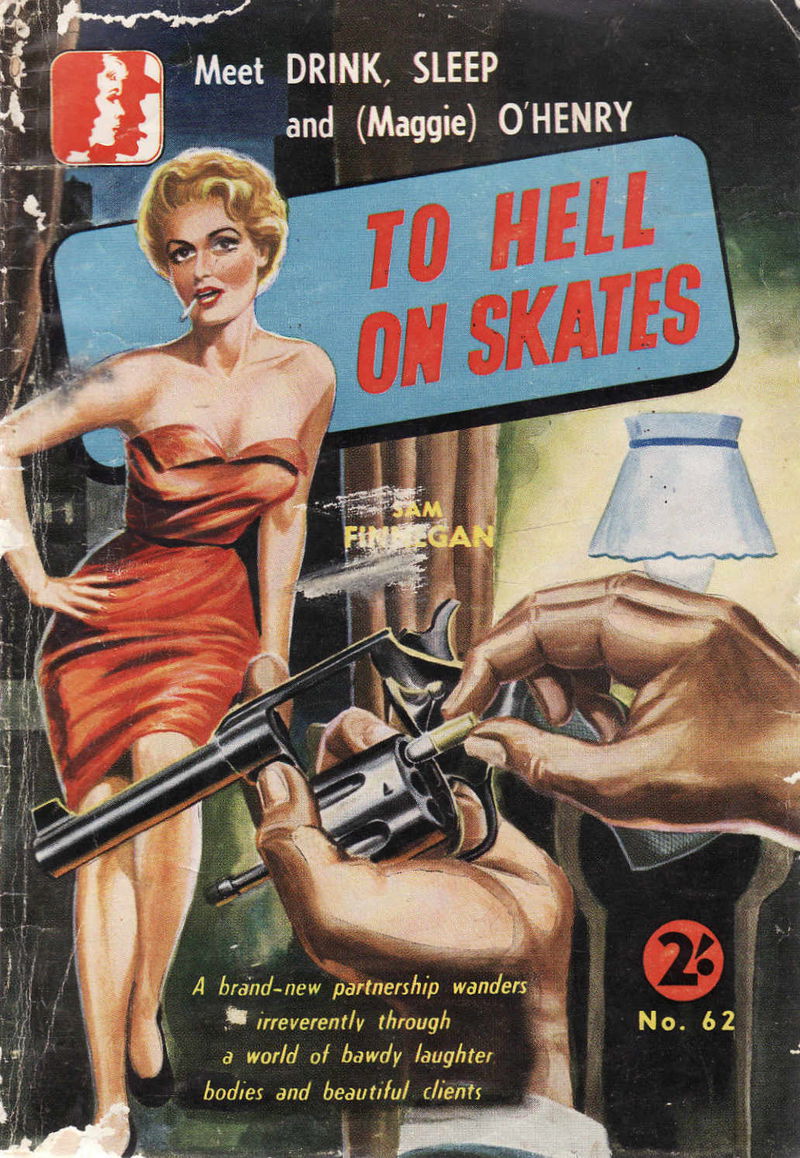 American Detective Novels (Cleveland, 1955? series) #62 — To Hell on Skates ([October 1950?])