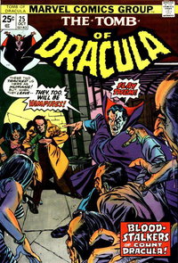 Tomb of Dracula (Marvel, 1972 series)  #25 (October 1974)