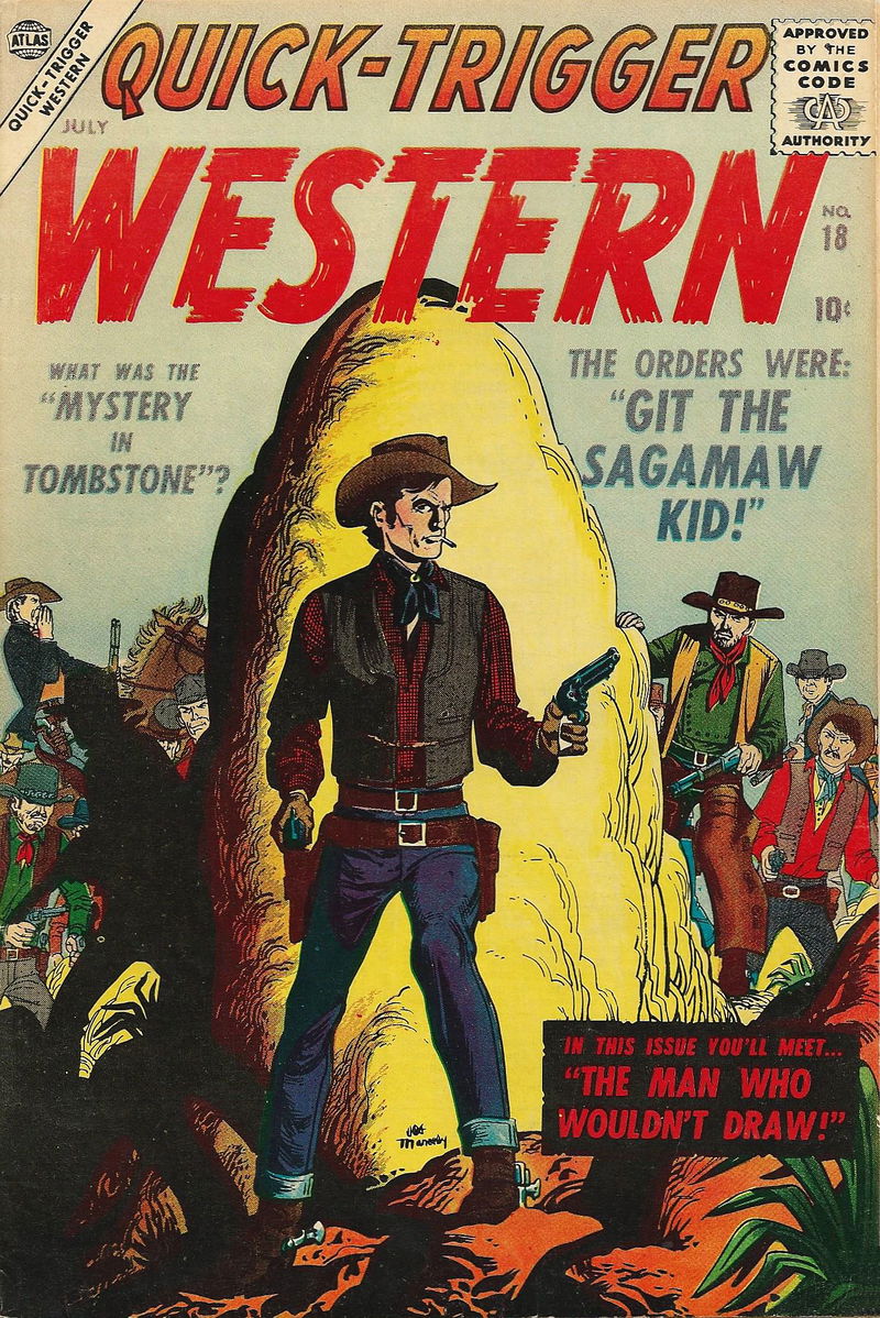 Quick Trigger Western (Marvel, 1956 series) #18 (July 1957)