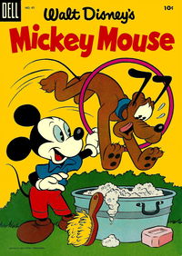 Walt Disney's Mickey Mouse (Dell, 1952 series) #43 (August-September 1955)