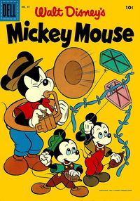 Walt Disney's Mickey Mouse (Dell, 1952 series) #47 (April-May 1956)