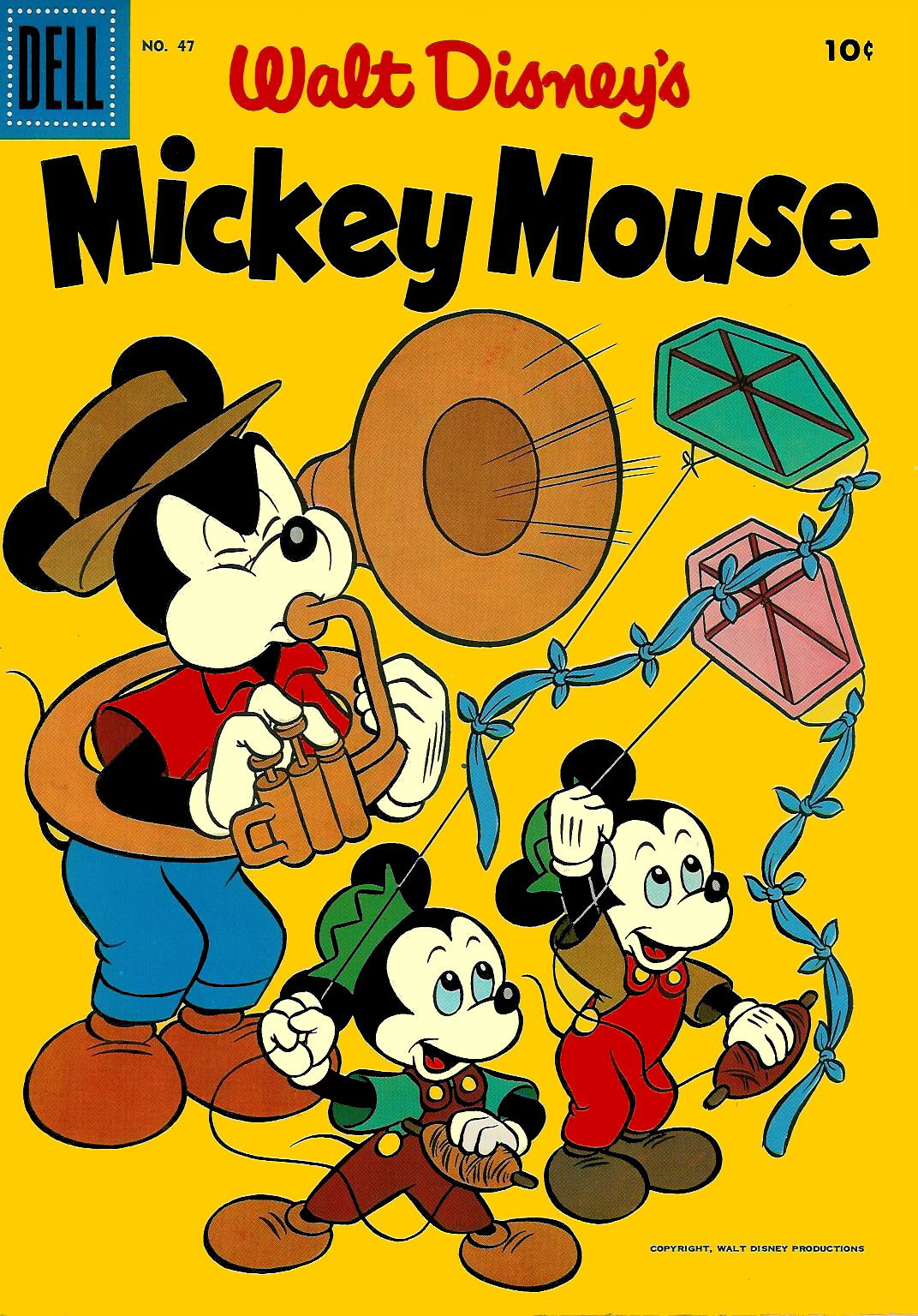 Walt Disney's Mickey Mouse (Dell, 1952 series) #47 (April-May 1956)