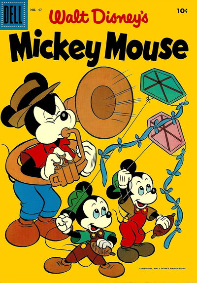 Walt Disney's Mickey Mouse (Dell, 1952 series) #47 April-May 1956