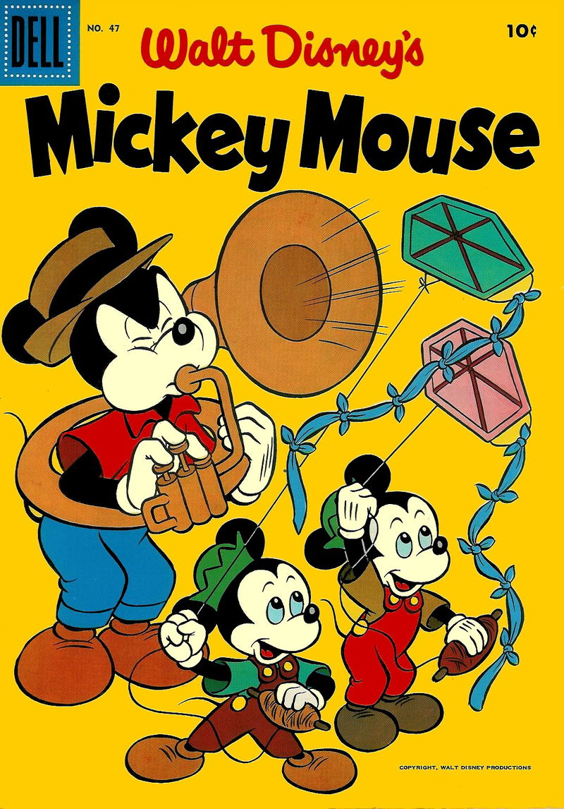 Walt Disney's Mickey Mouse (Dell, 1952 series) #47 (April-May 1956)