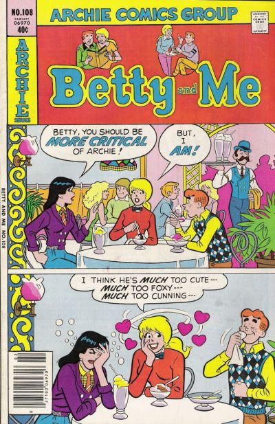 Betty and Me (Archie, 1965 series) #108 (February 1980)