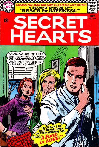 Secret Hearts (DC, 1949 series) #114 (September 1966)